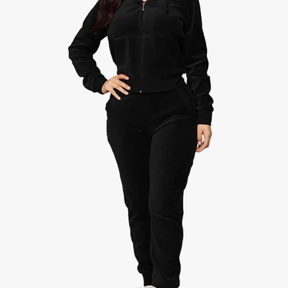 Amazon Women's Black Track Suit